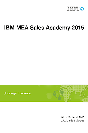 IBM MEA Sales Academy 2015