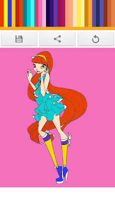 Coloring Girl Fairyのおすすめ画像4
