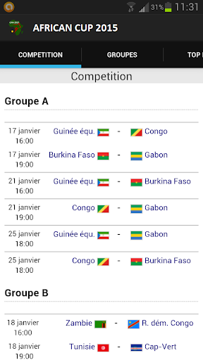 Coupe Afrique 2015