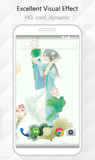 Lotus Fairy Live Wallpaper