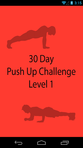 30 Day Pushup Challenge Level1