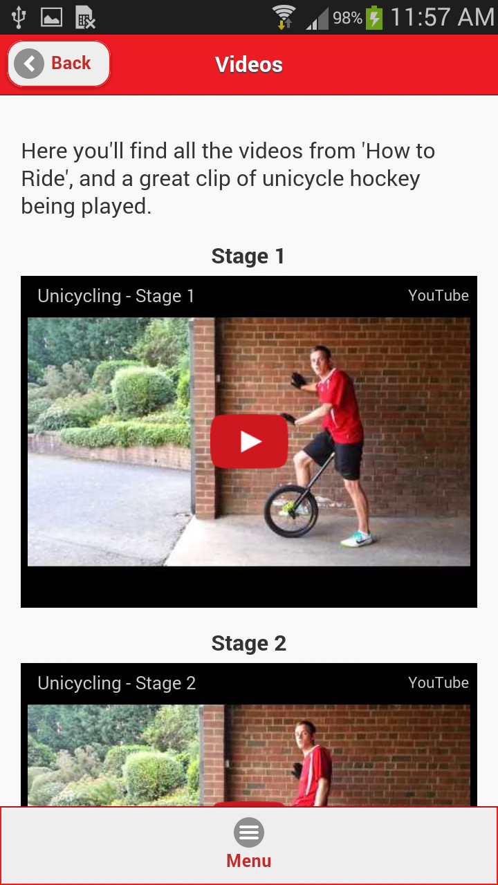 Learn To Unicycle Screen 3