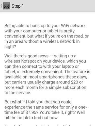 Turn Phone into Hotspot