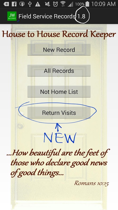 Android application JW Ministry Records screenshort