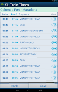 SriLanka Train Times Screenshots 0