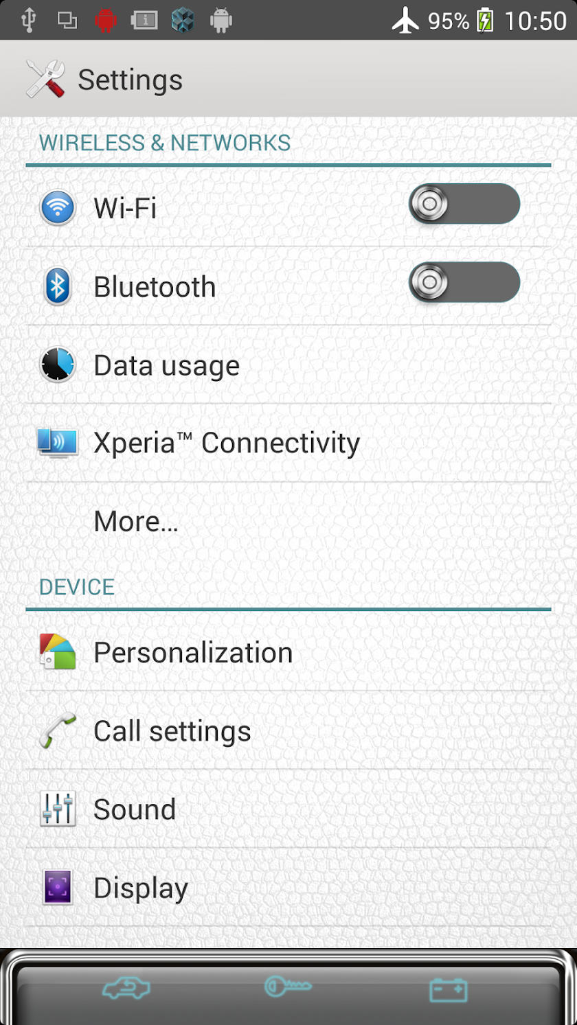 XPERIA™ Fresh Car Smell Theme Screen 3