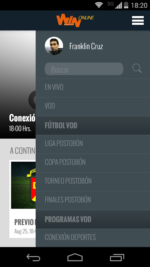Win Sports Online Aplicaciones de Android en Google Play