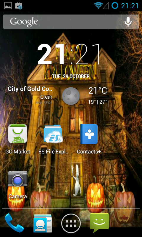 Halloween Live Wallpaper Screen 2