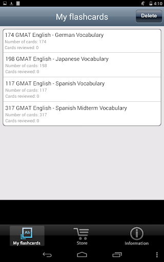 GMAT Vocabulary Quiz