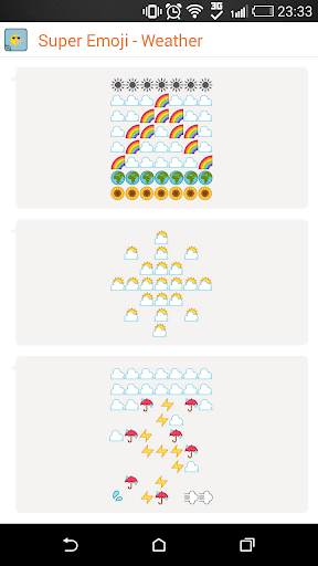 Weather Emoticon - Super Emoji