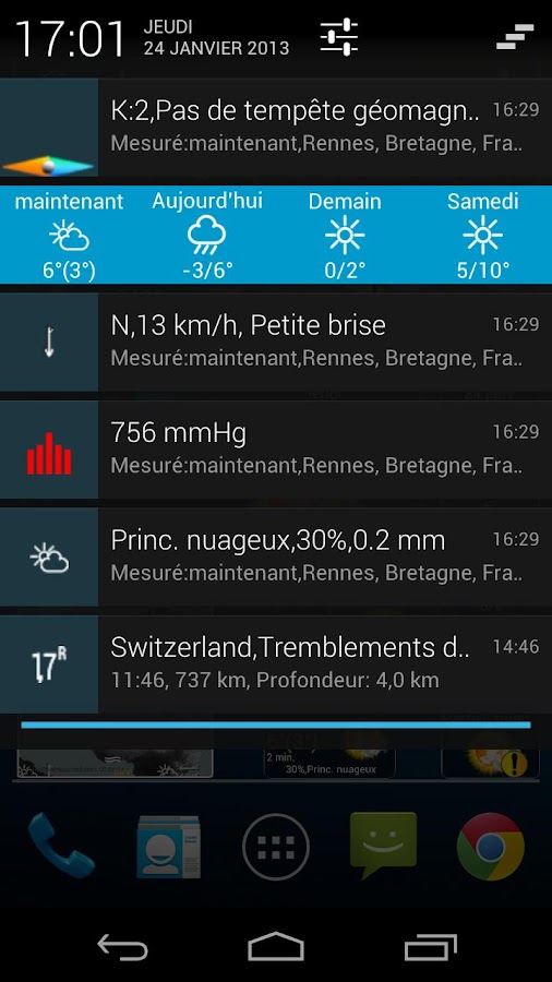   eWeather HD: Météo, Baromètre – Capture d'écran 