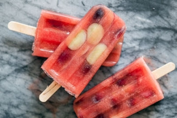 Grape and Watermelon Freezer Pops