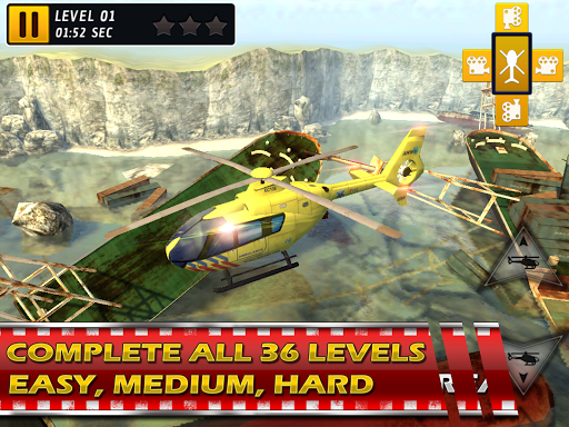 【免費賽車遊戲App】Rescue Helicopter -3D Parking-APP點子