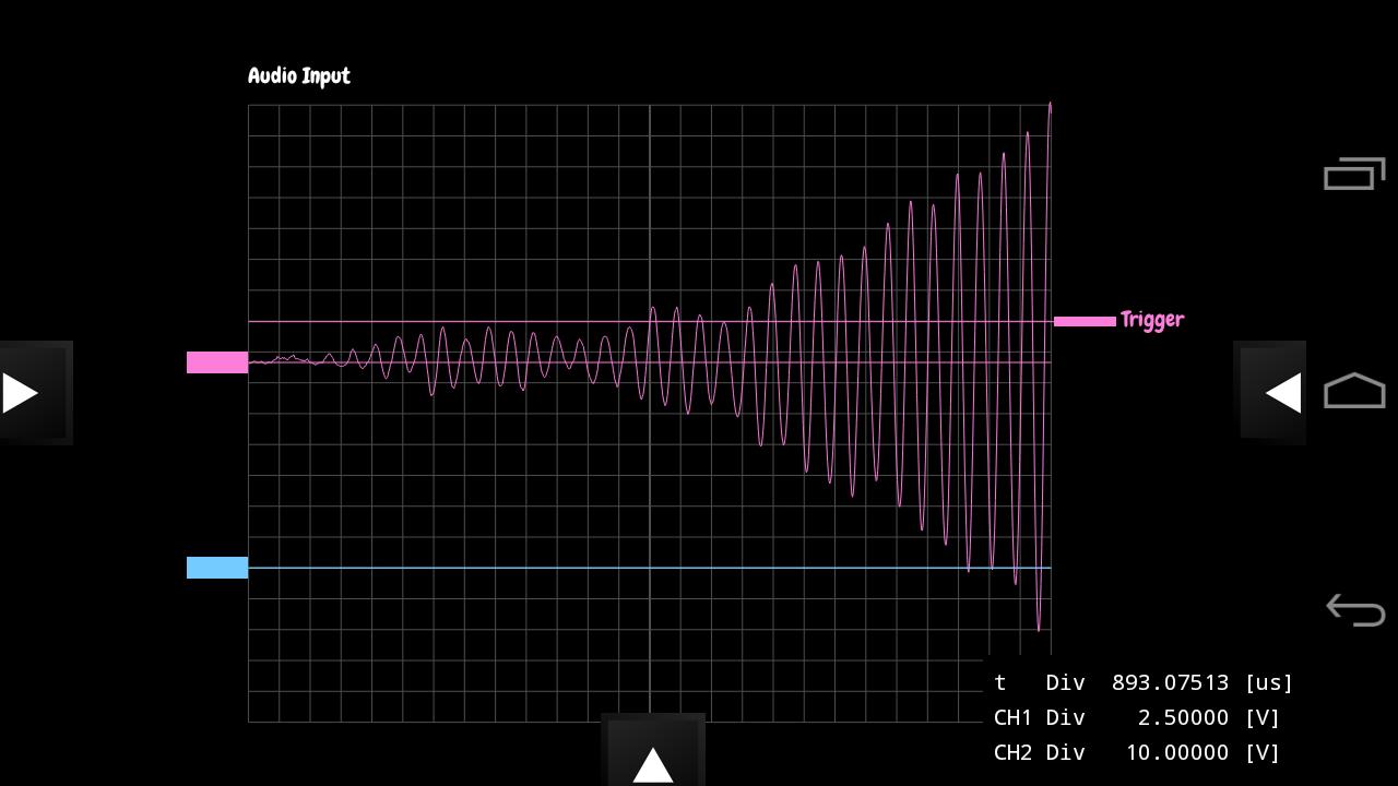    OsciPrime Oscilloscope- screenshot  