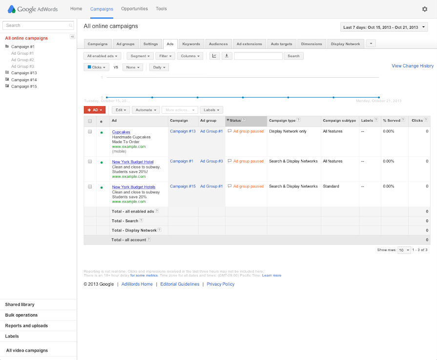 Check your account stats