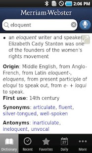 Dictionary - M-W Premium - screenshot thumbnail