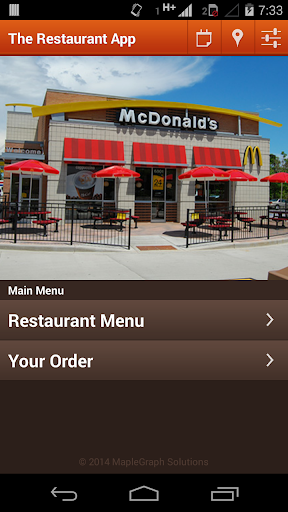 Restaurant App Demo