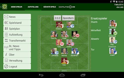 Comunio Screenshot