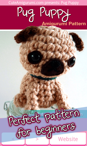 Pug Amigurumi Crochet Pattern