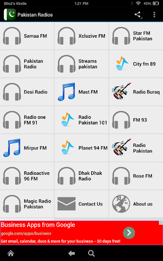 Pakistan Radios Free