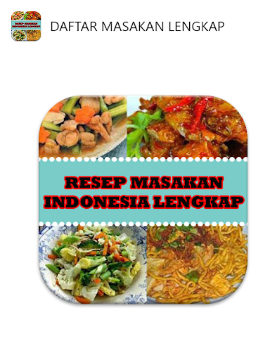 Resep Masakan Indonesia