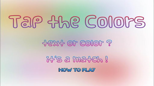 Tap the Colors