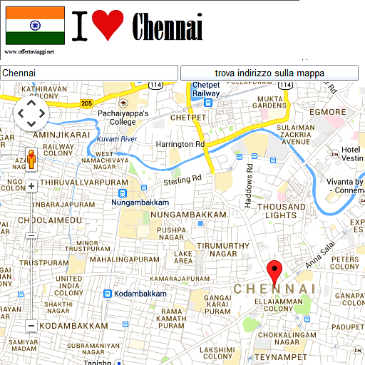 Chennai maps