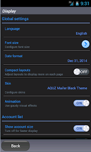 Download Aquz Mailer Theme Black APK for PC