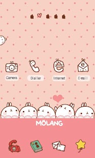 CUKI Themes love heart molang