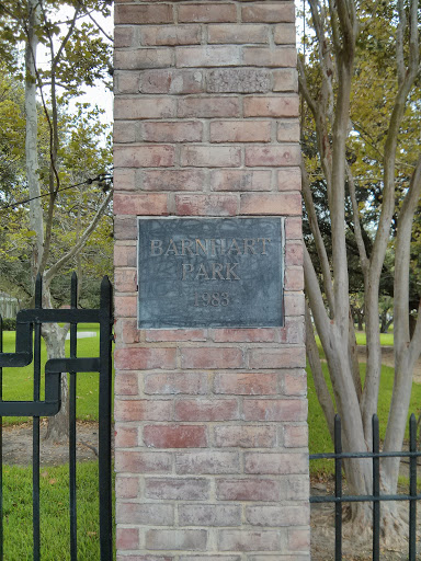 Barnhart Park Plaque