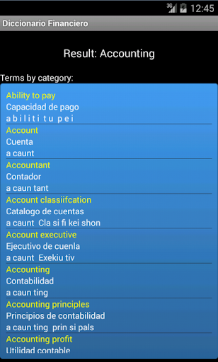 【免費財經App】Diccionario Financiero Inglés-APP點子