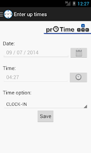 proTime SAP Time Tracking Screenshots 2