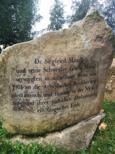 Arbesbach Siegfried Mandl Gedenkstein