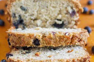 Blueberry Banana Bread with Coconut