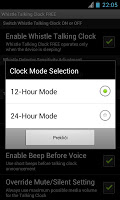 Whistle Talking Clock FREE APK Ảnh chụp màn hình #5