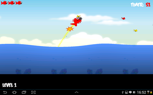 【免費街機App】Red Fish - Jump For Food-APP點子