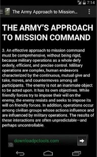 Free ADP 6-0 Mission Command APK for PC