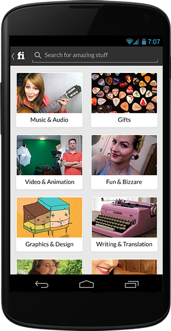 Fiverr® for Android - screenshot