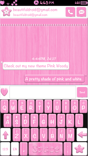 【免費個人化App】PinkWoody Go Launcher EX Theme-APP點子