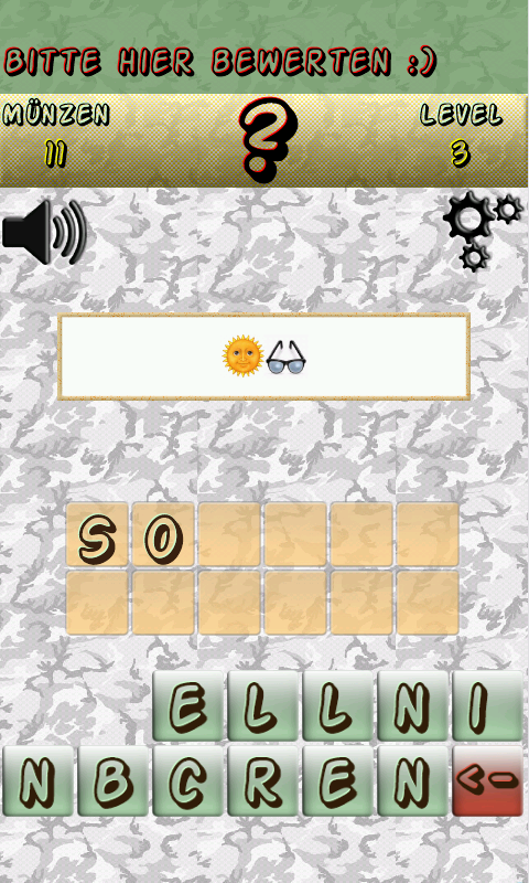 Emoji Wort Screen 3