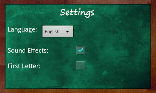 Educational Hangman in English - screenshot thumbnail