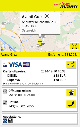 【免費交通運輸App】Avanti - günstig Tanken-APP點子