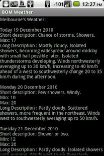 Free BOM Weather - Mel and Syd APK for PC