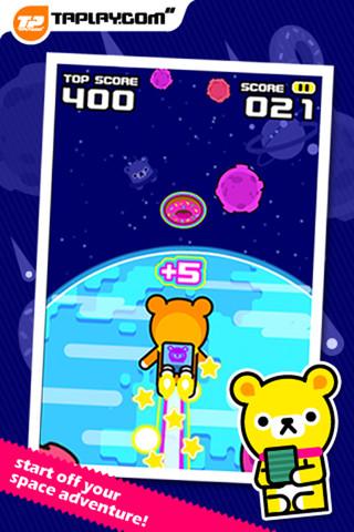 【免費動作App】Tappi Bear - Space Rush-APP點子