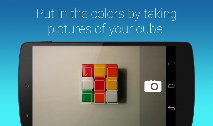 Rubiks Cube Fridrich Solver Screen 2