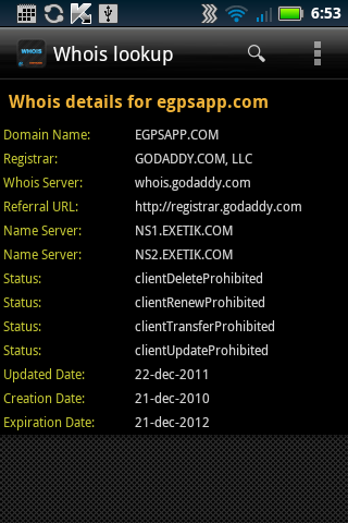 Whois Lookup