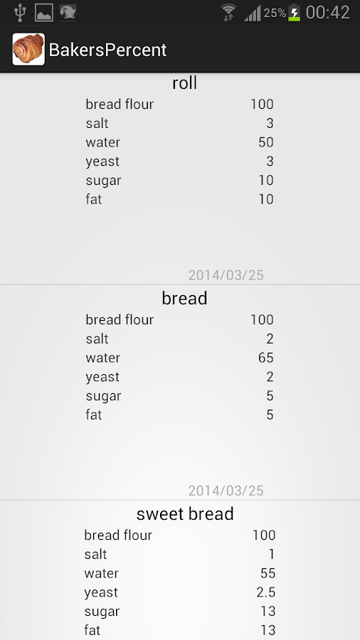 Baker's Percentage Formula Android Apps on Google Play