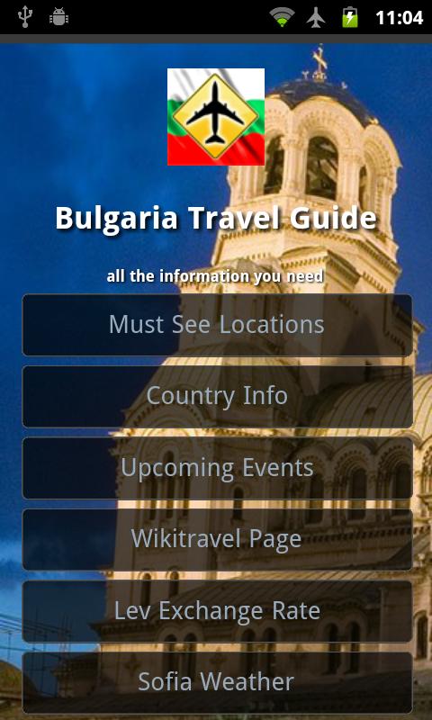 Android application Bulgaria Travel Guide screenshort
