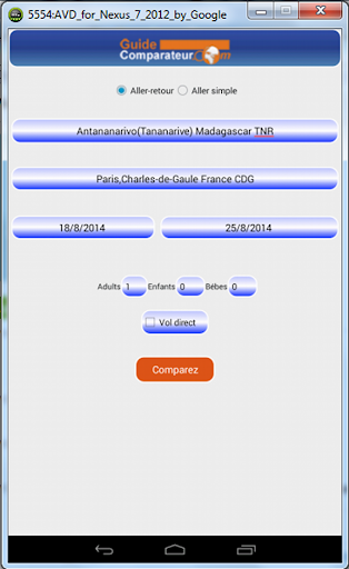 Compare Flight Airline tickets