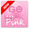Pink GO SMS Theme